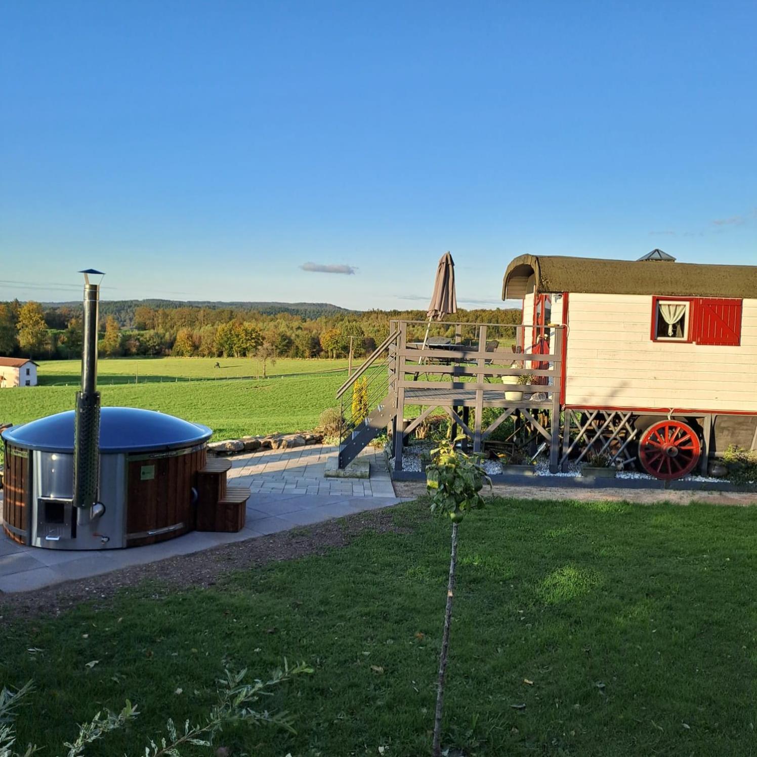 La Roulotte Belle Fleur Hotel Saint-Nabord Екстериор снимка