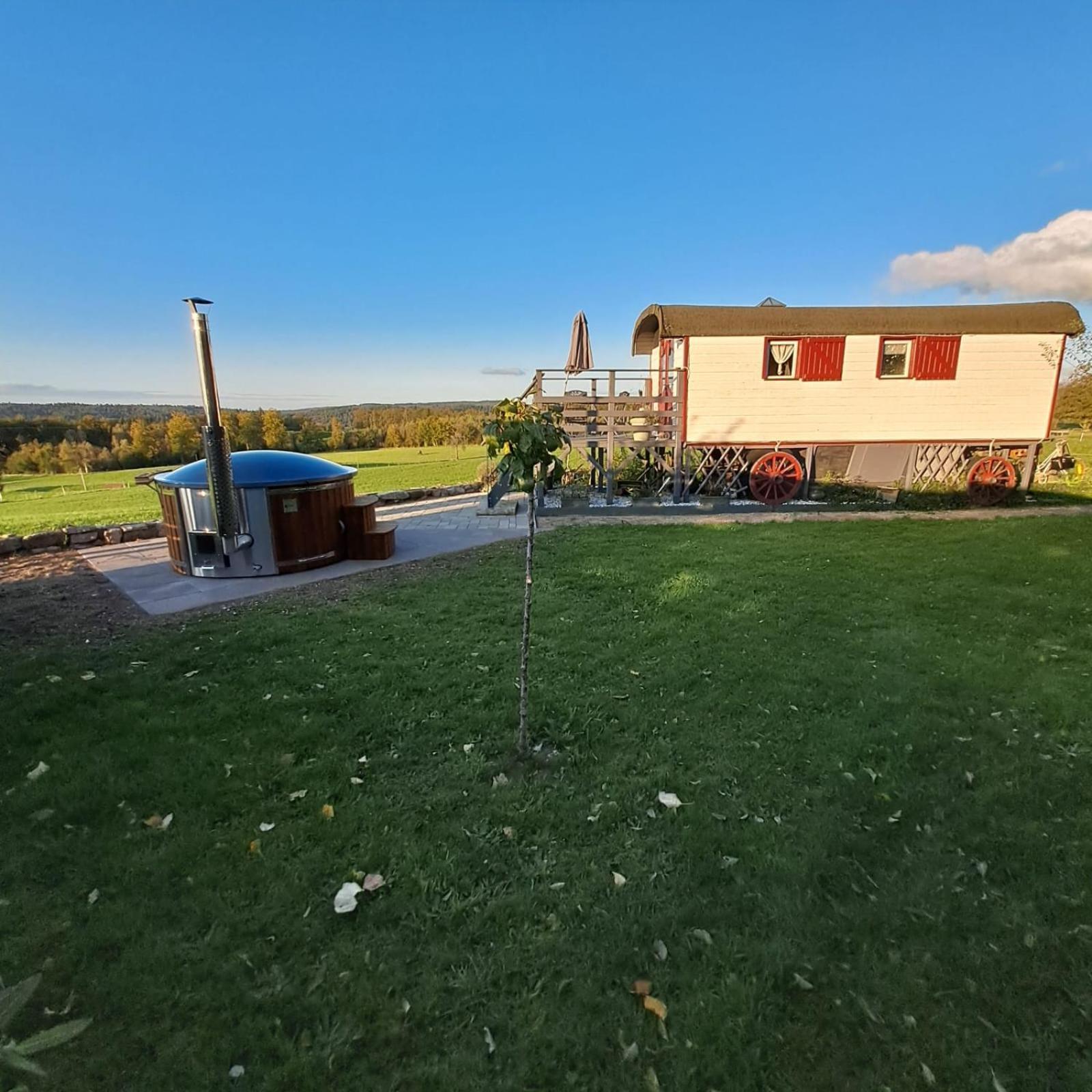 La Roulotte Belle Fleur Hotel Saint-Nabord Екстериор снимка